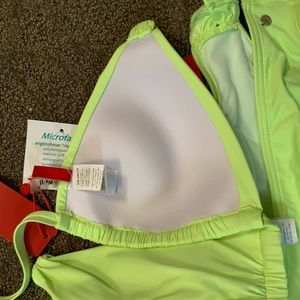 Lascana Lemon lime bikini set size large 34 CD new